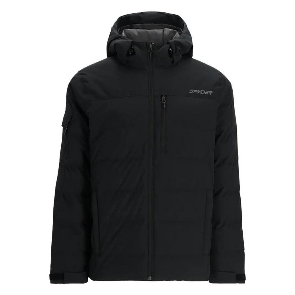 Spyder Men's Size XL Black Black Bromont Insulated Waterproof Winter Ski…